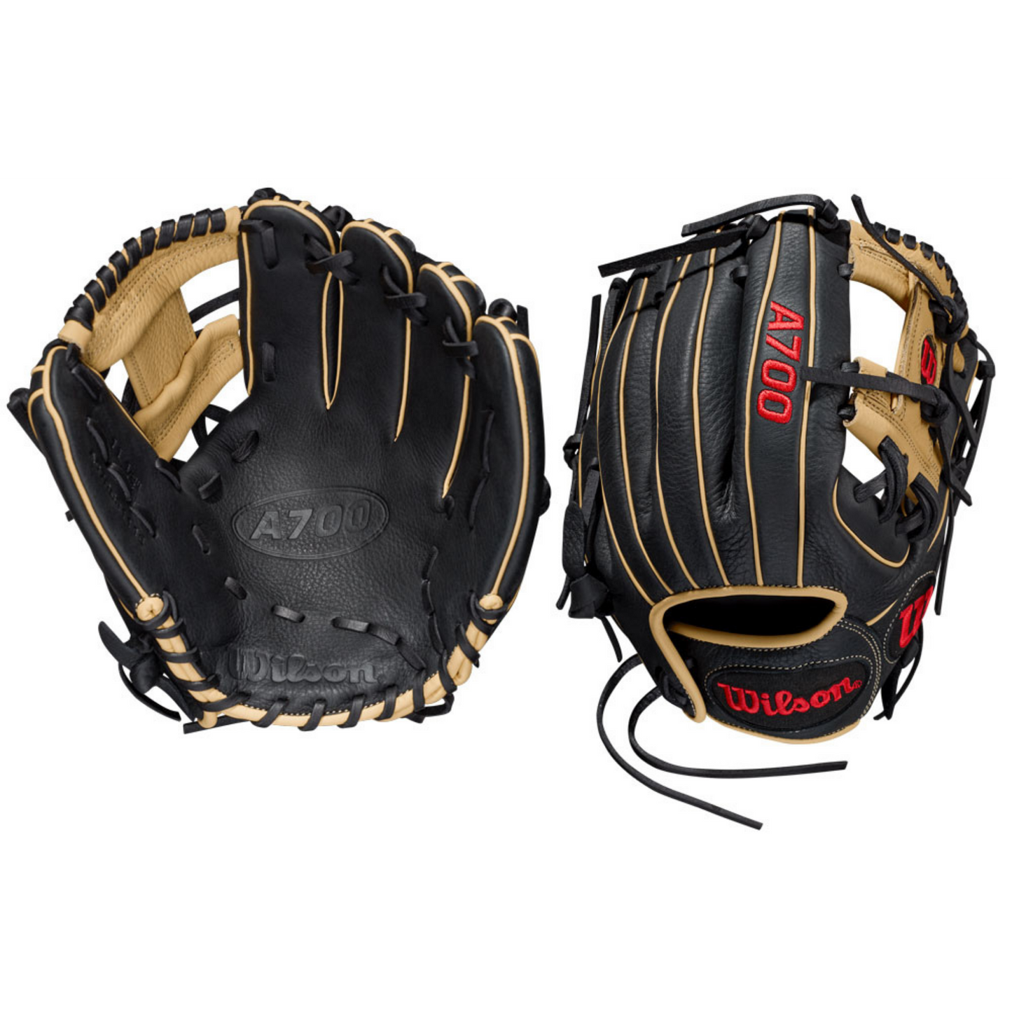 Wilson A700 115 '22 BLK/BLN/RED 11.5" WBW100126115