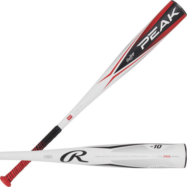 Rawlings Peak -10 (2 3/4" Barrel) USSSA Baseball Bat RUT4P10