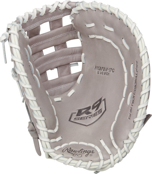 Rawlings R9 Softball First Base 12.5"R9SBFBM-17G