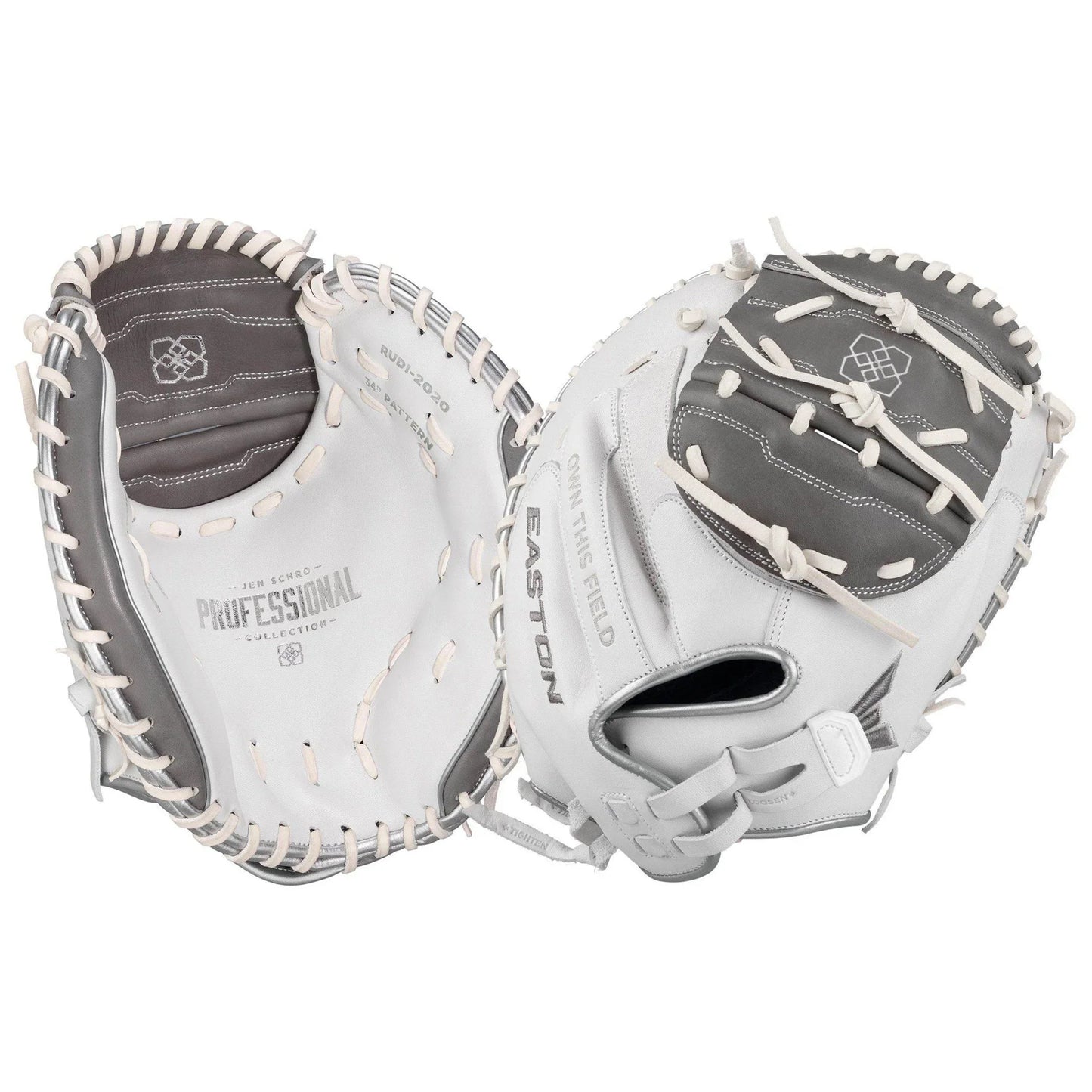 Easton Pro Signature Softball Catchers Mitt Softball Glove Schroeder 34"  RUDI2020 Right-Hand Throw