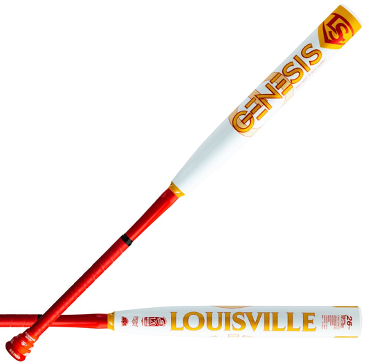 Louisville Slugger - Genesis Red and White Crew Neck